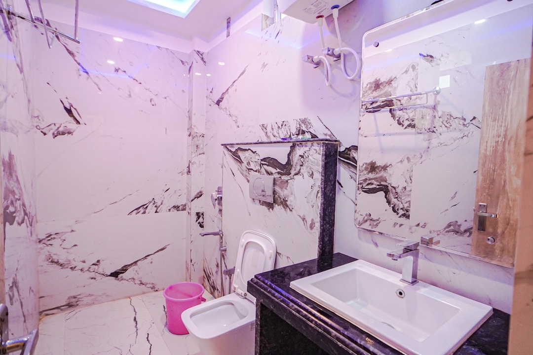 Family Suite — marble bathroom